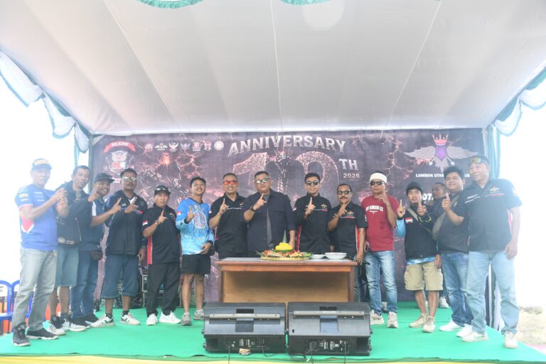 Peringati HUT ke-19, LUCK Gelar Silaturahmi dan Kopi Darat Bersama RX-King Indonesia Region Lombok