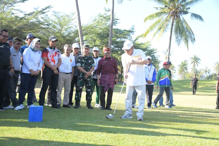 Cabor Golf Porprov XII NTB Berdiri di Sire Beach: KLU Uji Kesiapan Venue Menuju PON 2028