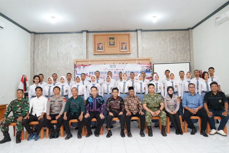 26 Calon Pasibraka Masuk Diklat, Sekda KLU:Tekankan Disiplin Serta Amanah Menuju HUT RI ke-81