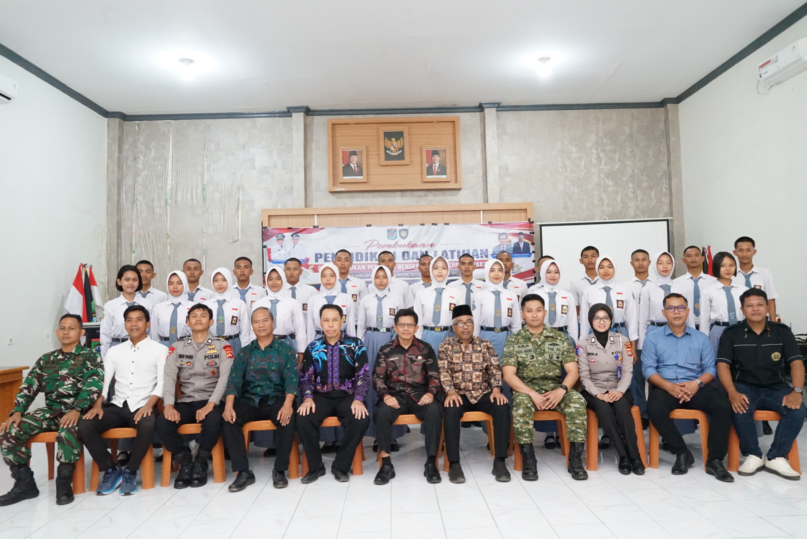 26 Calon Pasibraka Masuk Diklat, Sekda KLU:Tekankan Disiplin Serta Amanah Menuju HUT RI ke-81