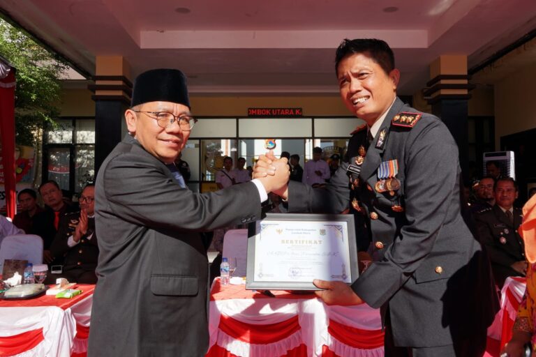 Bupati Lombok Utara Hadiri HUT Bhayangkara ke-80