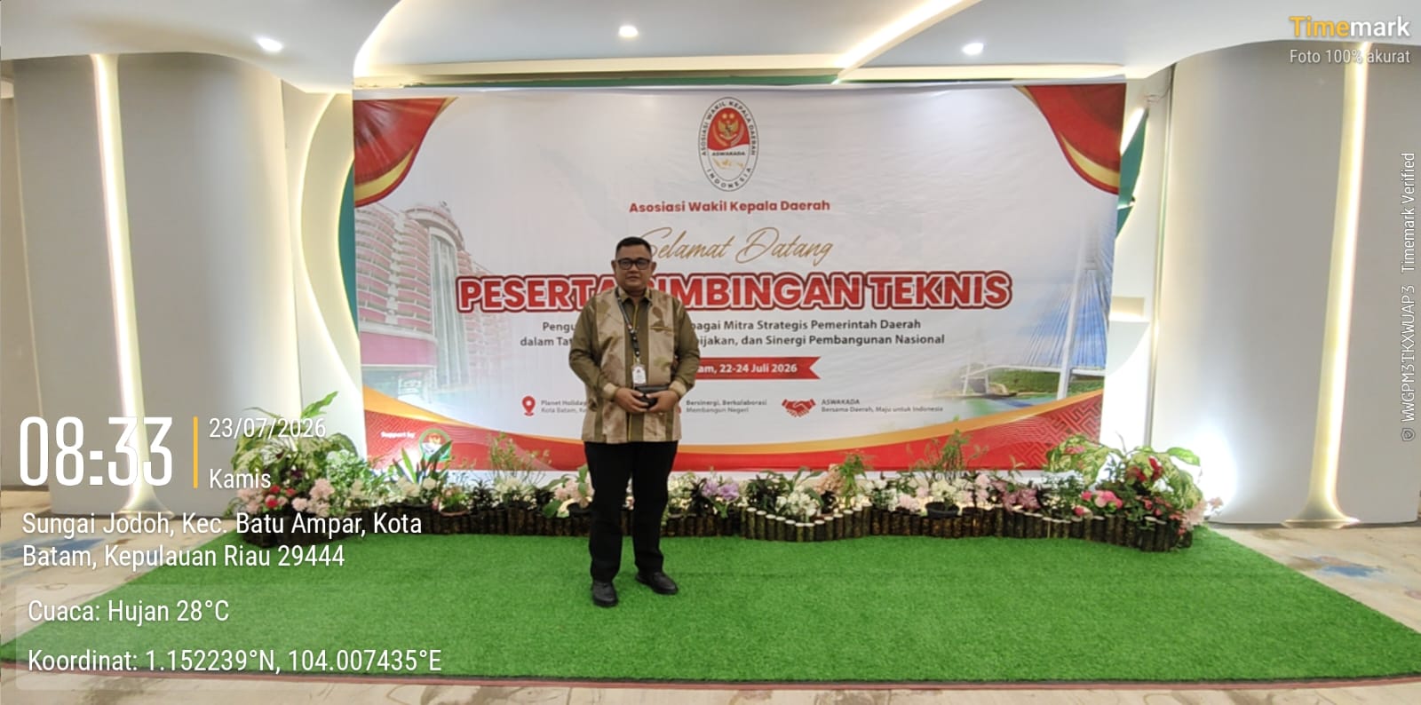 Sinergi Kepemimpinan Daerah: Wabup Lombok Utara Ikuti Bimtek Aswakada Nasional di Batam