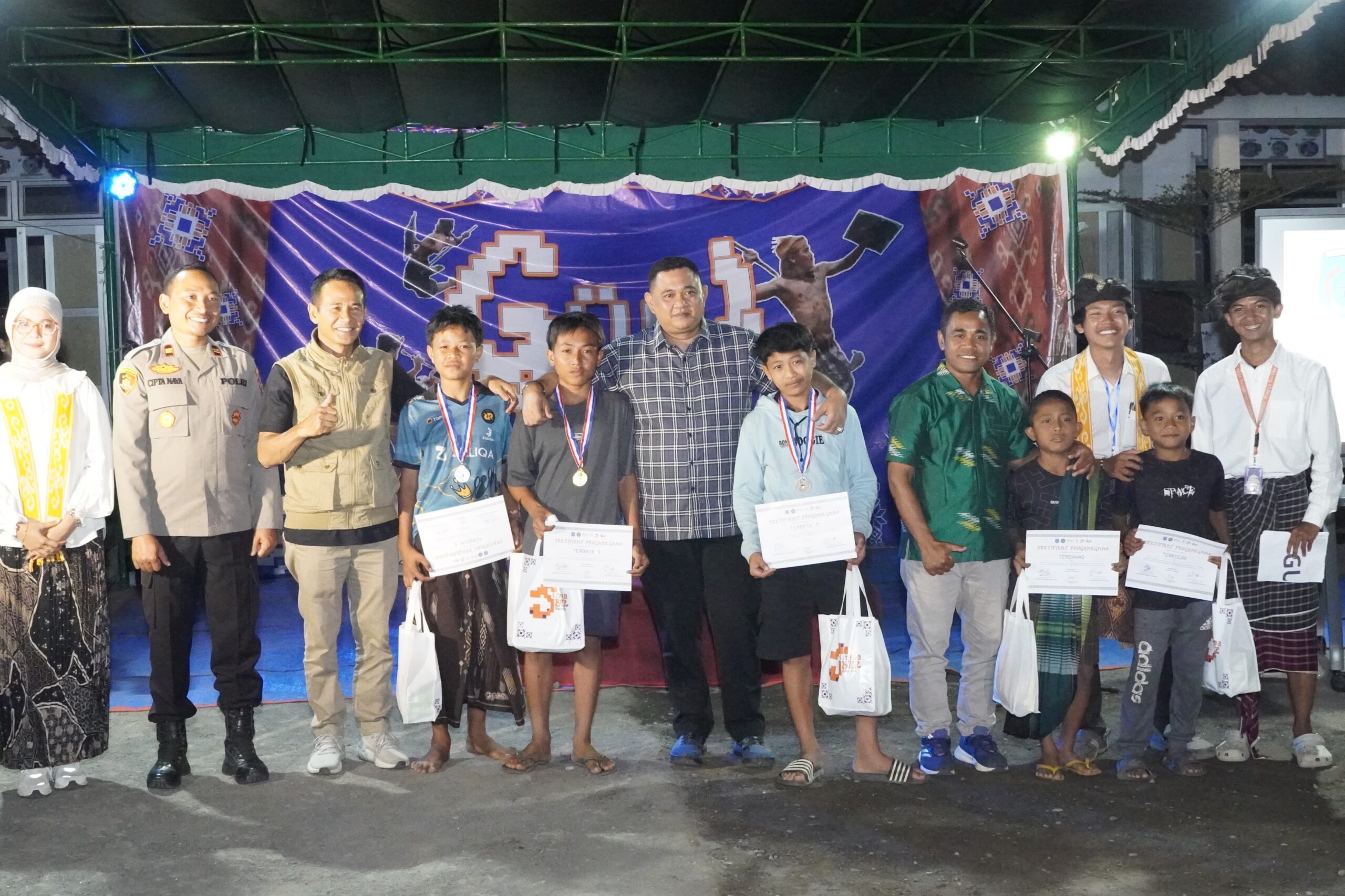 Wabup Lombok Utara Hadiri Malam Puncak Festival Gumi Bayan