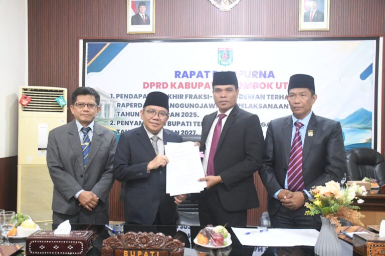 Bupati Najmul Sampaikan Tanggapan Atas Pendapat Akhir Fraksi DPRD Terkait Raperda Pertanggungjawaban APBD 2025