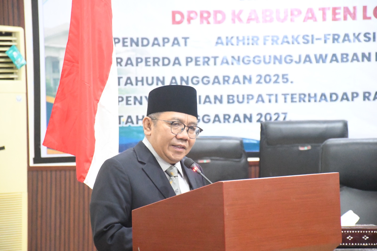 Bupati Najmul Sampaikan Rancangan KUA-PPAS APBD KLU Tahun 2027