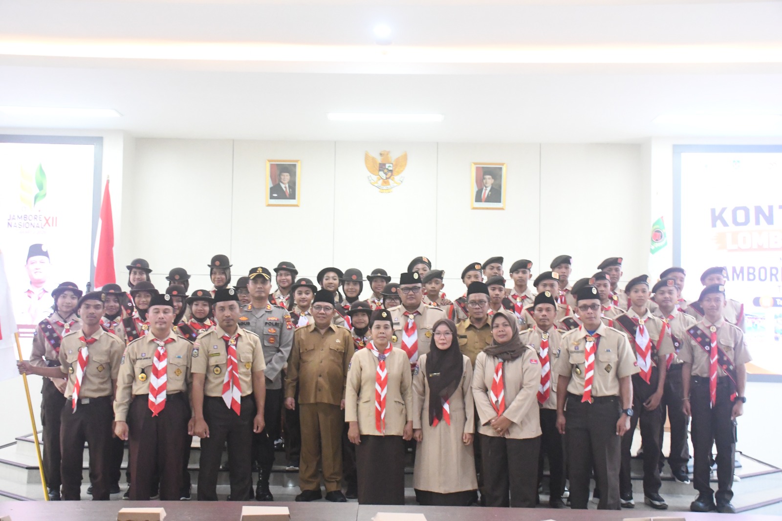 Bupati Lombok Utara Lepas Kontingen Pramuka Menuju Jamnas ke-12